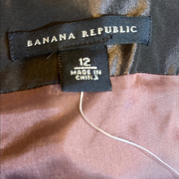 Banana Republic Size 12 Iridescent Eggplant Taffeta Cocktail Dress - Picture 8 of 12